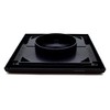 Black Gravity Grille 125 mm / 5 inch External Ducting