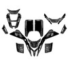 1988-2006 Blaster 200 APACHE Grey Senge Graphics Kit Compatible with