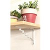 Wake Sangyo TK-102 Hanger Bracket, White, 8.3 inches (210 mm),