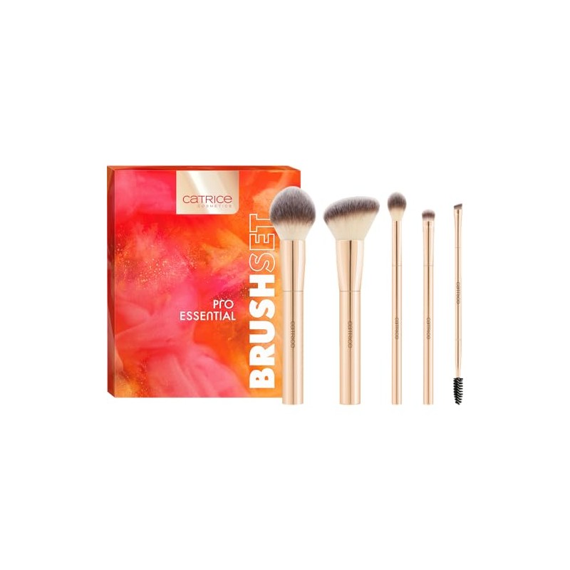 Catrice Pro Essential Brush Set, Multicoloured, Instant Result, Vegan, Nanoparticle