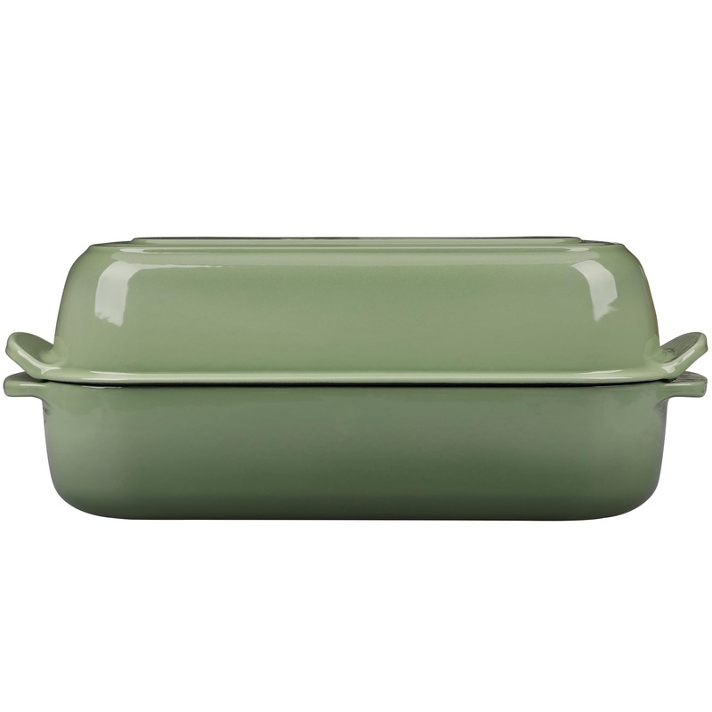 EDGING CASTING Enameled Cast Iron Loaf Pan with Lid, Dutch