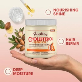 QUEEN HELENE Cholesterol Hair Conditioning Creme Argan Oil, 15 oz