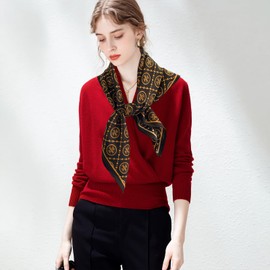 LumiSyne Bandana Head Scarf Cotton Linen Feel Vintage Paisley Pattern Square Scarf Multifunctional Neck Scarf Headband Shawl