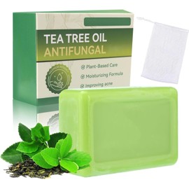 Árbol de Tè, Vegetal Tea Tree Oil, Limpieza suave para pieles sensibles Cuidado corporal saludable, Para todos los tipos piel, Manos & Cuerpo 115G