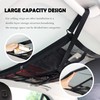 Car Ceiling Cargo Net with 2*Headrest Hook,Large Capacity Anti-Fall Cargo