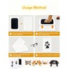 JERRYDIARY Paw Print Kit, 2-Pcs Ink Pads + 2 Photo