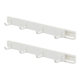 chookey Sliding Hooks Wall Hooks Kitchen Tool Hooks Refrigerator Side Storage (Set of 2)