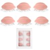 Replacement Eyelids, 6PCS Removable Eyelash Practice Realistic Lash Mannequin Eyelids