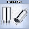 Amylove 2 Pcs Shower Head Extension Arm Stainless Steel Shower