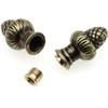 OZXNO 1pcs Solid Lamp Finial Brass Lamp Finial Cap Knob
