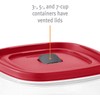 Rubbermaid Easy Find Lid Square 5-Cup Food Storage Container (Pack