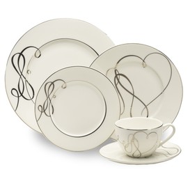 Mikasa Love Story 5 Piece Place Setting, Silver