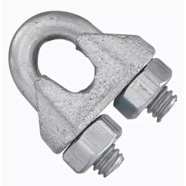 National Hardware 1/4" Zinc Plated Wire Cable Clamp N100-261 3230BC (QTY 10)