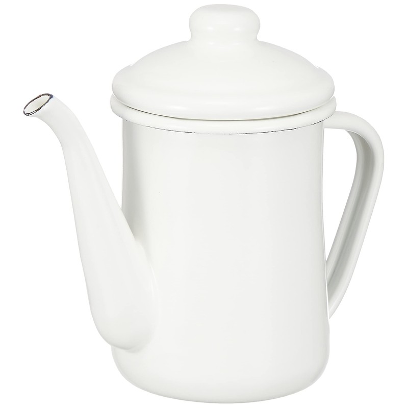 Pearl Metal Coffee Drip Pot 0.6L Hollow Blank Kitchen White