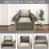 NOYOURS Couch Arm Covers, Anti-Slip Sofa Armrest Cover for Recliner,
