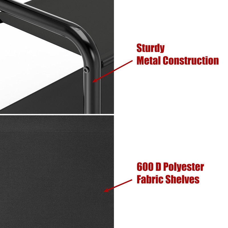 SIMPLE HOUSEWARE Coat Rack with Storage Shelf, Freestanding Hall Tree