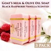 Goat Milk & Olive Oil Soap Bar – Black Raspberry