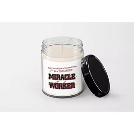SpreadPassion Truck Driver Worker Candle - Soy Wax Candle - Hand Poured Candle