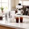 50 Set 20oz Ratio Lines Plastic Cups with Sip Lids
