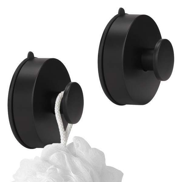 IURRDOP Suction Cup Hooks for Shower,2 Pcs Removable Shower Hooks