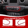 RAZPOY JL Dash AC Switch Cover, Center Console Dashboard Air
