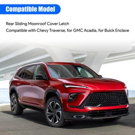 LoloWheat Rear Sliding Moonroof Cover Latch Compatible with Chevy Traverse for Buick Enclave for GMC Acadia for Sunroof Lock - Rev 0 - GM F Retainer Replaces# 84900118