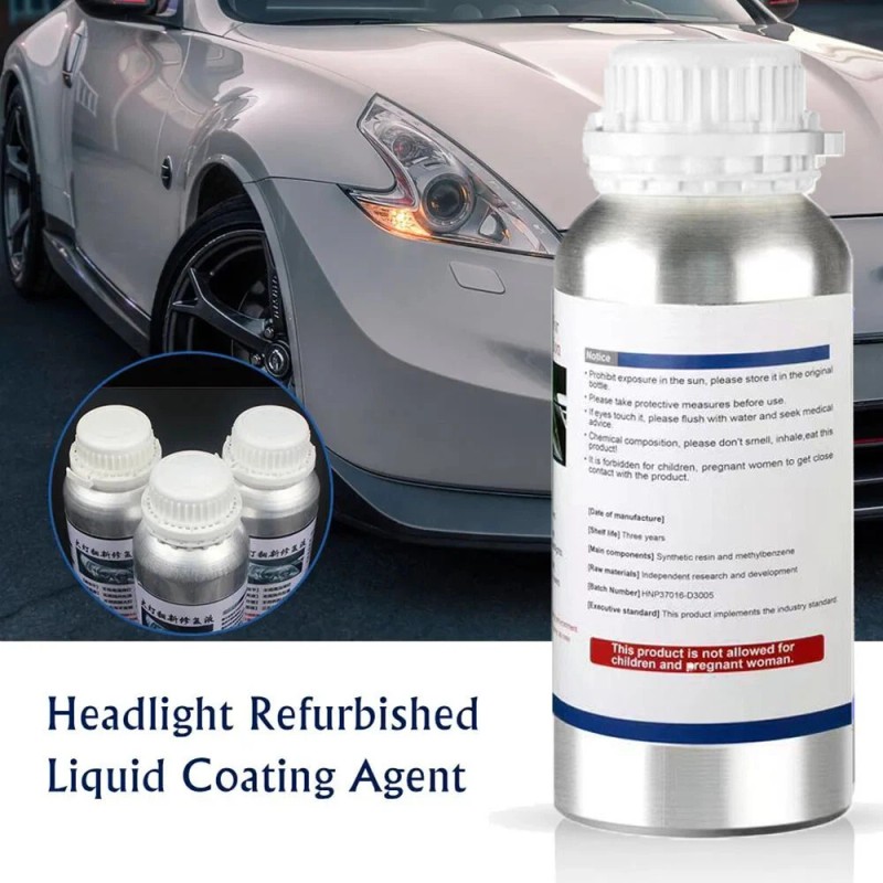 Unbranded 800ml Car Headlight Lens Repair Fluid Chemical Polishing Restoration