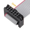 sourcing map IDC 12 Pins Connectors Flat Ribbon Cable Female