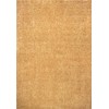 nuLOOM Kara Solid Shag Accent Rug, 3x5, Yellow