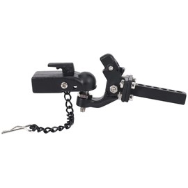 Caoruiy Metal Hitch Trailer Hook for SCX10 90046 TRX4 1/10 RC Crawler Car Remote Control Car Model for Baby Kid