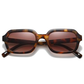 SODQW Trendy Square Sunglasses for Women 2024, 90s Vintage Designer Ladies Shades Fashion Sun Glasses