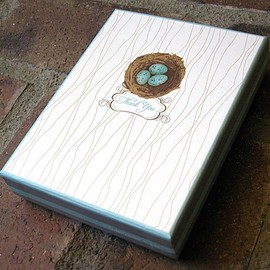 Signature Line - Boxed Robin's Eggs Folded Thank You Cards | Rungtong & Co. Stationery Line