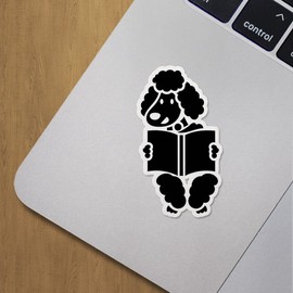 Decal Stickers of Sheep Reading Book Premium Indoor (No Waterproof) Vinyl Decal Stickers for Laptop Phone Accessory Helmet Car Window Mug Tuber Cup Door Wall Decoration ANDVER3d8581bBL