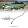 18‑3/4 Inch Silver Chrome Plated Engine Oil Dipstick Tube Stainless