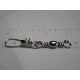 snap swivel 3/0 nickle snap swivels duck decoy   pack of 12