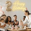 Happy Birthday Neon Sign for Backdrop, LED Happy Birthday Light