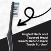REACH Advanced Design Toothbrush with Toothbrush Cap, Angled Neck, Medium