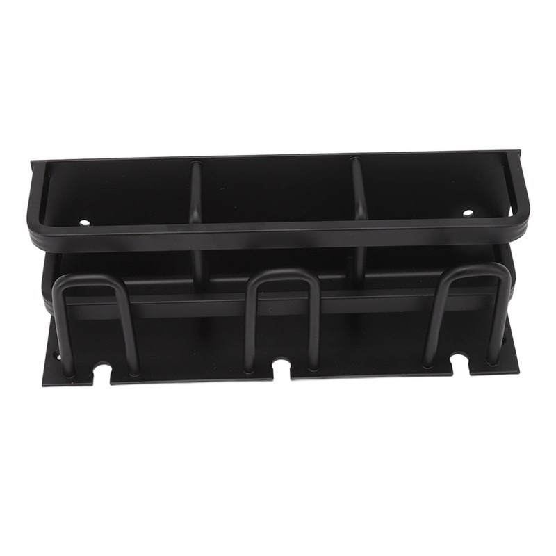 Toothbrush Holder Space Aluminum Rust Prevention Black Toothbrush Storage Rack