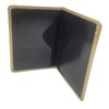 Missmore PU Leather Passport Cover with Gold USA Logo Printed
