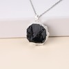 COAI Healing Raw Crystal Necklace for Women, Stone, Obsidian