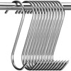 12 Pcs Stainless Steel Meat Hooks, 8 Inch S Shaped