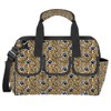 Leopard Paw Prints Wide Mouth Tool Bags for Men and
