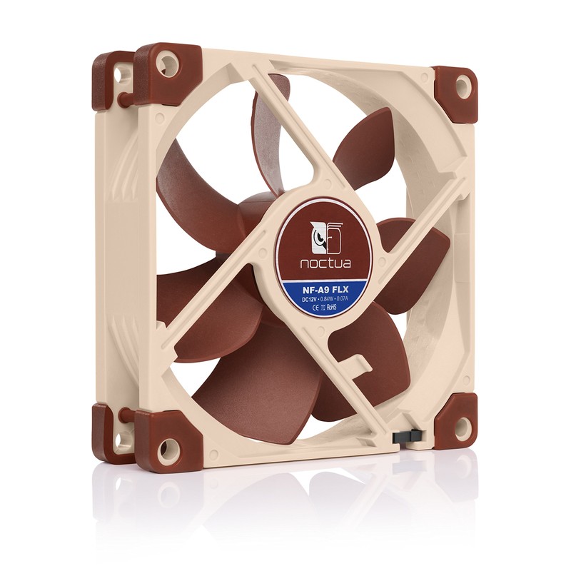 Noctua NF-A9 FLX, Premium Quiet Fan, 3-Pin (92mm, Brown)