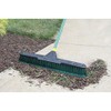 Quickie Bulldozer 24-Inch Multi-Surface Push Broom, 60" Wood Handle, Green,