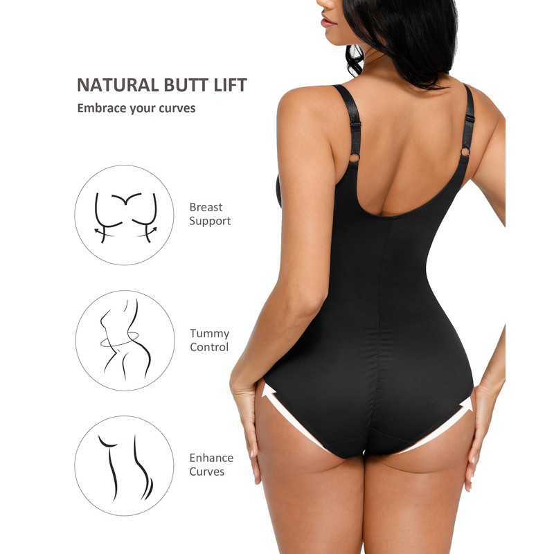 FeelinGirl Shapewear Bodysuits for Women Tummy Control Butt Lifter Panty