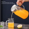 Water Pitcher with Lid and Handle 1500ml Acrylic Heat Resistant