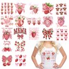 EoBeCy 20 Sheets Strawberry Coquette Iron on Transfers for T-Shirts,