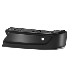 DNA MOTORING Rear Bumper End Cap Compatible with FORD F150 2021-2024, Fits Models With Sensor Without Active Park, FO1102397, Passenger Side, Black, BUMP-R-F15021-C-02-BK-R
