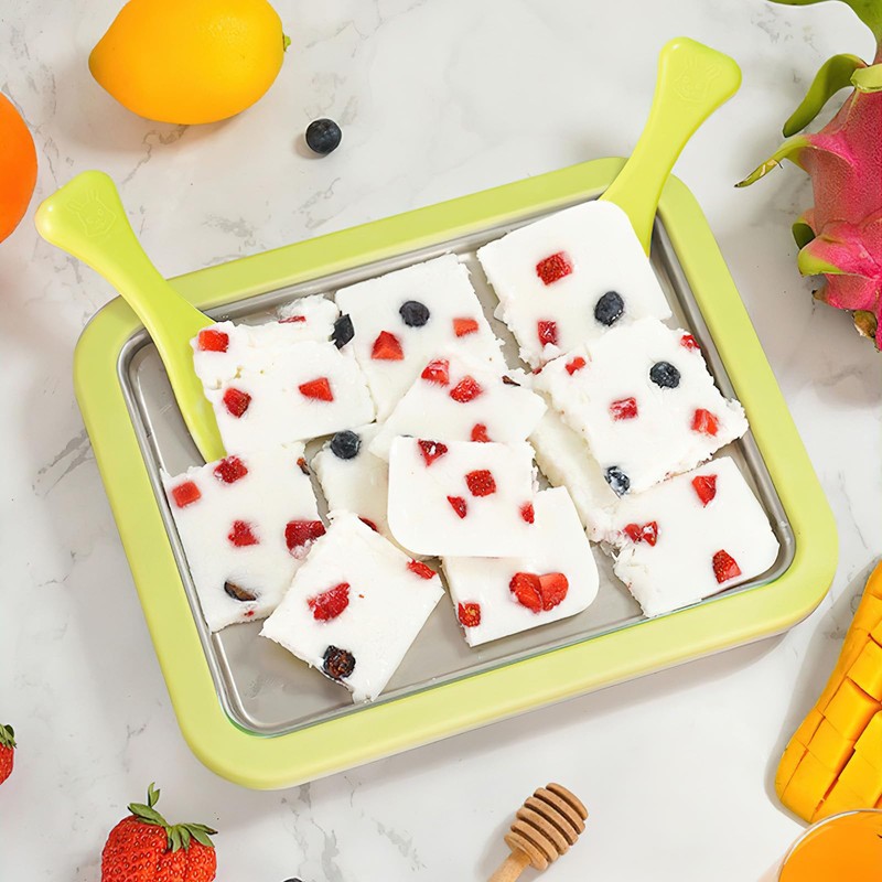 Shyllin Ice Plate for Ice Making, Comes with 2 Spatulas,