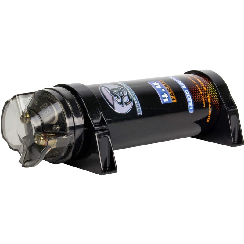 (2) BULLZ AUDIO 4400W 12V BCAP 4.4 Digital Car Power
